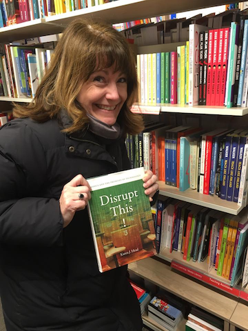 Karen at Foyles Books in London