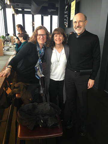 Karen with colleagues at Malmö University